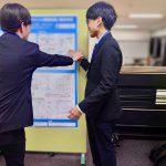 第45回 電子材料研究討論会、M1 星さんのポスター発表