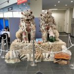 宮古空港のシーサー。