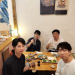 宮古島で人気の居酒屋に行って、名古屋大の黒澤先生と広島大の横川先生と親睦を深めました。